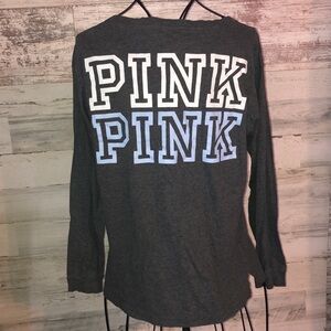 Pink Victoria’s Secret long sleeve shirt small​​​